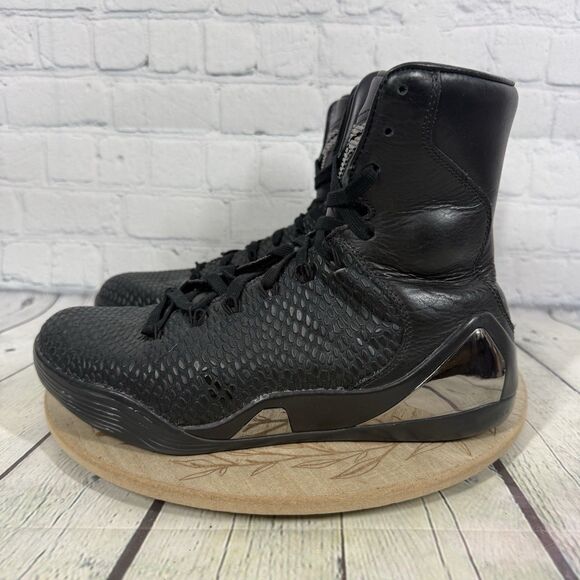 NIKE Kobe 9 High KRM EXT Black Mamba Mens Size 9 Shoes 716993-001 2014 main image 12
